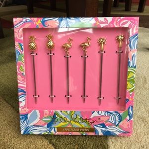 **SOLD** Lilly Pulitzer Appetizer Picks